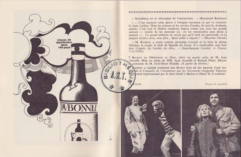 Les programmes de Théatre de l\